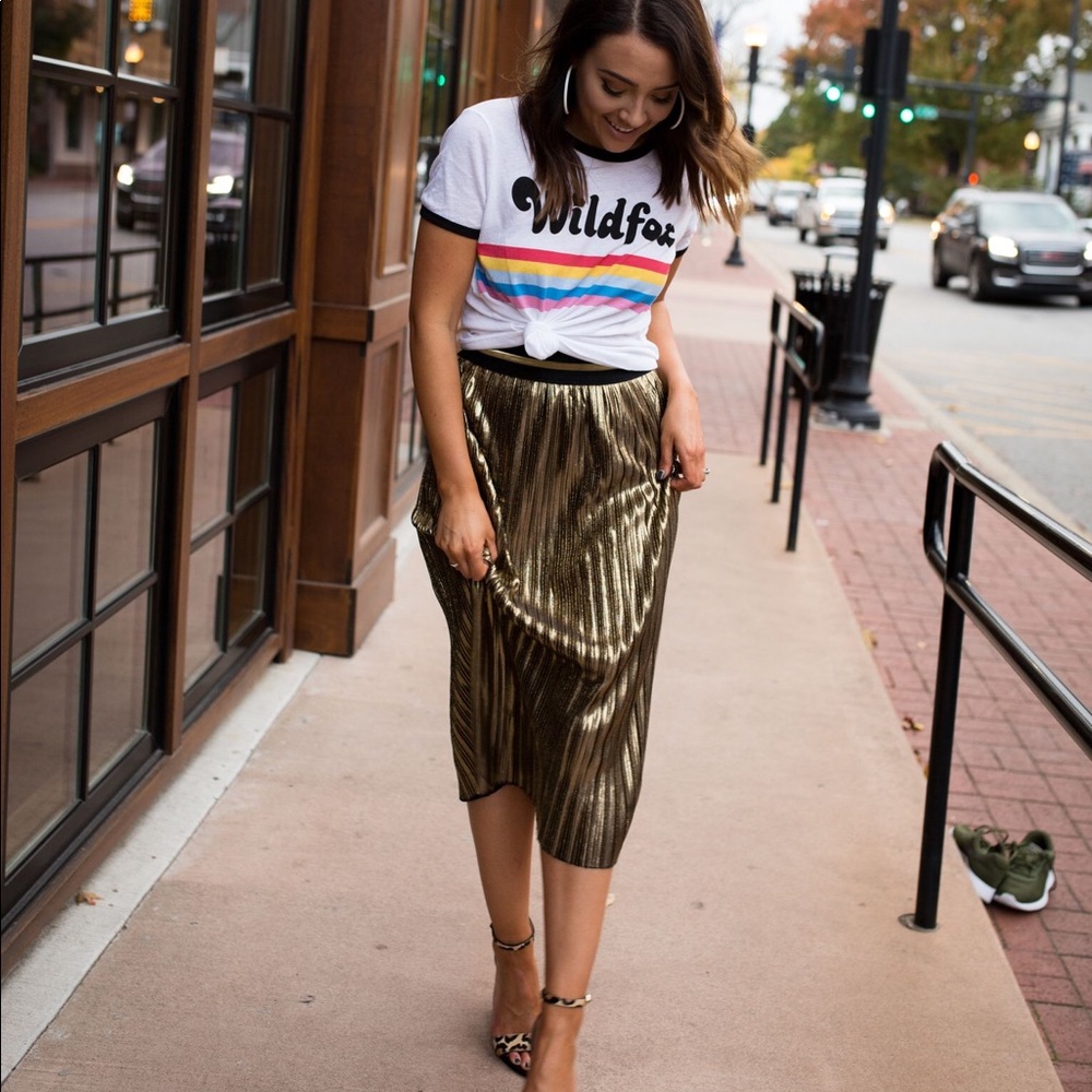 NWT WILDFOX Striped Johnny Ringer Tee - Picture 6 of 6